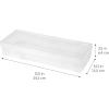 imageIRIS USA Pencil Case Box Storage Container for Organizing with Snap Lid 10Pack Big Capacity Stackable Plastic Pen Pouch for Craft Hobby Art Supplies Journaling Stationery Sticker Clear SmallLarge  10 Pack