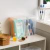imageIRIS USA Vertical Storage Container Bin for Home ampamp Office Organization Large Tall SpaceSaving Big Capacity Stackable Plastic Organizer Box for Stationery Pantry Cosmetics ampamp More Clear 6 PackMedium