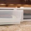 image275 Qt Plastic Under Bed Storage Stackable Organizer Bin Container with Sliding Organizer Drawers 2Pack MultiPurpose for Clothes Shoes Clothing Bedding White