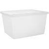 imageIRIS USA 20Pack Storage Bins with Lids 6 Quart Shoe Boxes Clear Stackable Containers Organize Shoes Closet Shelves Classroom Organization Teacher Tools Game Storage  BPAFree Plastic25 Qt  4 Pack