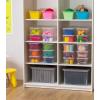 imageIRIS USA 20Pack Storage Bins with Lids 6 Quart Shoe Boxes Clear Stackable Containers Organize Shoes Closet Shelves Classroom Organization Teacher Tools Game Storage  BPAFree Plastic6 Qt  20 Pack