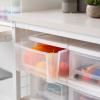 imageIRIS USA 27 Qt Plastic Under Bed Storage Stackable Organizer Bin Container with Sliding Organizer Drawers 4Pack MultiPurpose for Clothes Shoes Clothing Bedding White7 Qt  4 Pack