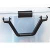 imageIRIS USA 32 Quart WEATHERPRO Plastic Storage Box with Durable Lid and Seal and Secure Latching Buckles Clear with Black Buckles 6 Pack103 Qt  Single