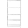 imageIRIS USA 5 Shelf Wire Storage Unit SilverSilver