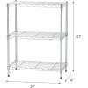 imageIRIS USA 5 Shelf Wire Storage Unit SilverSilver