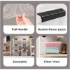 imageIRIS USA 6 Qt Stackable Plastic Storage Bins with Lids 10 Pack  BPAFree Made in USA  SeeThrough Organizing Solution Latches Durable Nestable Containers Secure Pull Handle  Clear32 Qt  4 Pack