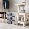 imageIRIS USA 6 Qt Stackable Plastic Storage Bins with Lids 10 Pack  BPAFree Made in USA  SeeThrough Organizing Solution Latches Durable Nestable Containers Secure Pull Handle  Clear13 Qt  6 Pack