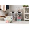 imageIRIS USA 6 Qt Stackable Plastic Storage Bins with Lids 10 Pack  BPAFree Made in USA  SeeThrough Organizing Solution Latches Durable Nestable Containers Secure Pull Handle  Clear19 Qt  4 Pack