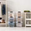 imageIRIS USA 6 Qt Stackable Plastic Storage Bins with Lids 10 Pack  BPAFree Made in USA  SeeThrough Organizing Solution Latches Durable Nestable Containers Secure Pull Handle  Clear32 Qt  4 Pack