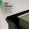 imageIRIS USA File Box WeatherPro Portable File Organizer Plastic File Box for Letter File w OrganizerLid Durable Lid and Gasket Seal Secure Latching Buckles Stackable Lockable Clear 19 Qt 4 PackBlack  Single