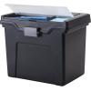 imageIRIS Portable Letter Size File Box wOrganizer Lid Black