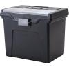 imageIRIS Portable Letter Size File Box wOrganizer Lid Black