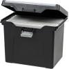 imageIRIS Portable Letter Size File Box wOrganizer Lid Black