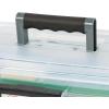 imageIRIS USA 19 Quart WEATHERPRO Plastic Office Storage Portable Letter Size File Box with OrganizerLid and Seal and Secure Latching Buckles Clear with Black Buckle 1 Pack