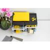 imageIRIS USA Plastic Desk Top 3Drawer Storage Organizer with Paper Tray Top 1Pack for Makeup Vanity Nail Polish Bathroom Stationery Art Craft Supplies Kitchen Office Garage Organization Medium BlackBlack