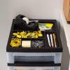 imageIRIS USA Plastic Drawer Storage Organizer Rolling Cart with Wheels Casters 10Drawers for Classroom Art Craft Supplies Dresser Closet Bathroom Dorm Bedroom Laundry Room BlackClearBlack