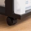 imageIRIS USA Plastic Drawer Storage Organizer Rolling Cart with Wheels Casters 10Drawers for Classroom Art Craft Supplies Dresser Closet Bathroom Dorm Bedroom Laundry Room BlackClearBlack