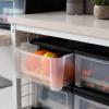 imageIRIS USA 47 Qt Plastic Drawer Storage Organizer Stacking Drawers 2Pack Stackable Unit with Sliding Drawer for Clothes Bedroom Kitchen Under Sink Pantry Craft Room Bathroom Dorm Office BlackBlack
