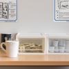 imageIRIS USA 47 Qt Plastic Drawer Storage Organizer Stacking Drawers 2Pack Stackable Unit with Sliding Drawer for Clothes Bedroom Kitchen Under Sink Pantry Craft Room Bathroom Dorm Office White6 Qt