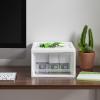 imageIRIS USA 47 Qt Plastic Drawer Storage Organizer Stacking Drawers 2Pack Stackable Unit with Sliding Drawer for Clothes Bedroom Kitchen Under Sink Pantry Craft Room Bathroom Dorm Office White6 Qt