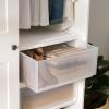 imageIRIS USA 47 Qt Plastic Drawer Storage Organizer Stacking Drawers 2Pack Stackable Unit with Sliding Drawer for Clothes Bedroom Kitchen Under Sink Pantry Craft Room Bathroom Dorm Office White47 Qt