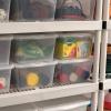 imageIRIS USA 6Pack Storage Bins with Lids 28 Quart Clear Stackable Containers Box Organize Shoes Closet Shelves Clothes Blankets Towels  BPAFree Plastic17 Qt  12 Pack