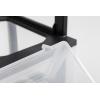 imageIRIS USA Plastic Drawer Storage Organizer Rolling Cart with Wheels Casters 5Drawers for Classroom Art Craft Supplies Dresser Closet Bathroom Dorm Bedroom Laundry Room Flat Smooth Top WhiteClearOrganizer top