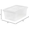 imageIRIS 17 Quart Clear Storage Box