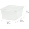 imageIRIS USA 12Pack Storage Bins with Lids 17 Quart Shoe Boxes Clear Stackable Containers Organize Shoes Closet Shelves Classroom Organization Teacher Tools Game Storage  BPAFree Plastic17 Qt  12 Pack