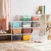 imageIRIS USA 12Pack Storage Bins with Lids 17 Quart Shoe Boxes Clear Stackable Containers Organize Shoes Closet Shelves Classroom Organization Teacher Tools Game Storage  BPAFree Plastic17 Qt  12 Pack