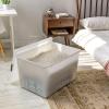 imageIRIS USA 27 Qt Stackable Plastic Storage Bins with Lids 6 Pack  BPAFree Made in USA  Discreet Organizing Solution Latches Durable Nestable Containers Secure Pull Handle  Pearl144 Qt  3 Pack