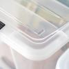 imageIRIS USA 54 Qt Stackable Plastic Storage Bins with Lids 6 Pack  BPAFree Made in USA  Discreet Organizing Solution Latches Durable Nestable Containers Secure Pull Handle  PearlClear