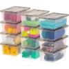 7 Qt. - 12 Pack  Clear/Smoke