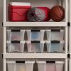 imageIRIS USA 91 Qt Stackable Plastic Storage Bins with Lids 4 Pack  BPAFree SeeThrough Organizing Solution Latches Durable Nestable Containers Secure Pull Handle Made in USA  ClearRedPearl