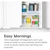 imageIRIS USA Clear Plastic Stackable Storage Bins Medium  8 Pack Open Front Fridge Pantry Kitchen Closet Cabinet Bathroom Organizer Basket for Organizing Snack Cans Office Supplies and Coffee PodsMedium  8 Pack