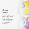 imageIRIS USA Clear Plastic Stackable Storage Bins Medium  8 Pack Open Front Fridge Pantry Kitchen Closet Cabinet Bathroom Organizer Basket for Organizing Snack Cans Office Supplies and Coffee PodsLarge  8 Pack