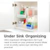 imageIRIS USA Clear Plastic Stackable Storage Bins Medium  8 Pack Open Front Fridge Pantry Kitchen Closet Cabinet Bathroom Organizer Basket for Organizing Snack Cans Office Supplies and Coffee PodsMedium  8 Pack