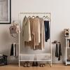 imageIRIS USA Large Metal Garment and Accessories Rack for Hanging and Displaying Clothes White