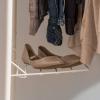 imageIRIS USA Large Metal Garment and Accessories Rack for Hanging and Displaying Clothes White
