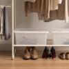 imageIRIS USA Large Metal Garment and Accessories Rack for Hanging and Displaying Clothes White