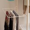 imageIRIS USA Large Metal Garment and Accessories Rack for Hanging and Displaying Clothes White