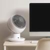 imageIRIS USA WOOZOO Desk Fan with Remote Oscillating Table Air Circulator 10 Speeds 92ft Max Air Distance 120 Adjustable Tilt 35db Low Noise Motor Small Fan for Bedroom Office Dorm White