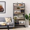 imageSWR4 Bakers Rack with Storage Adjustable Shelves Coffee Station Small Closet Organizer4 Adjustable Shelves