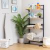 imageSWR4 Bakers Rack with Storage Adjustable Shelves Coffee Station Small Closet Organizer4 Adjustable Shelves