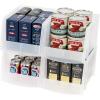 imageIRIS USA Clear Plastic Stackable Storage Bins Medium  8 Pack Open Front Fridge Pantry Kitchen Closet Cabinet Bathroom Organizer Basket for Organizing Snack Cans Office Supplies and Coffee PodsJumbo  4 Pack
