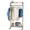 imageSWR4 Bakers Rack with Storage Adjustable Shelves Coffee Station Small Closet Organizer2 Adjustable Shelves