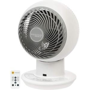 imageIRIS USA WOOZOO Desk Fan with Remote Oscillating Table Air Circulator 10 Speeds 92ft Max Air Distance 120 Adjustable Tilt 35db Low Noise Motor Small Fan for Bedroom Office Dorm White