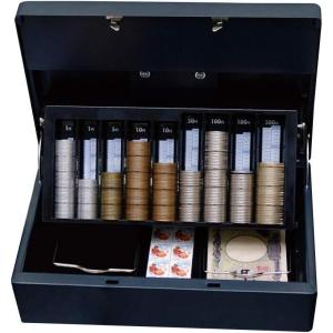 imageIris Ohyama SBXA5SH Handbag Safe Dial Type Double Lock A5 Top Operation Double Tray Dark Blue85cm