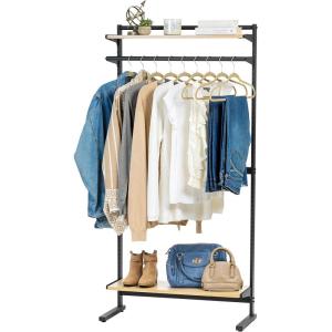 imageSWR4 Bakers Rack with Storage Adjustable Shelves Coffee Station Small Closet Organizer2 Adjustable Shelves