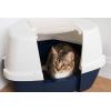 imageIRIS USA Jumbo and Corner Cat Litter Box with Scoop Set 2 Pack NavyNavy